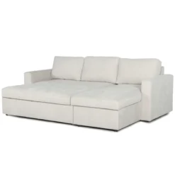 Sinus beige sovesofa med vendbar chaiselong og opbevaring