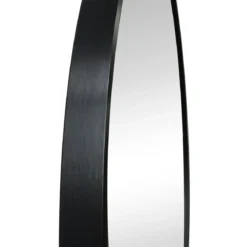 Sofie Ovalt Spejl Med Sort Ramme 50 x 80 cm
