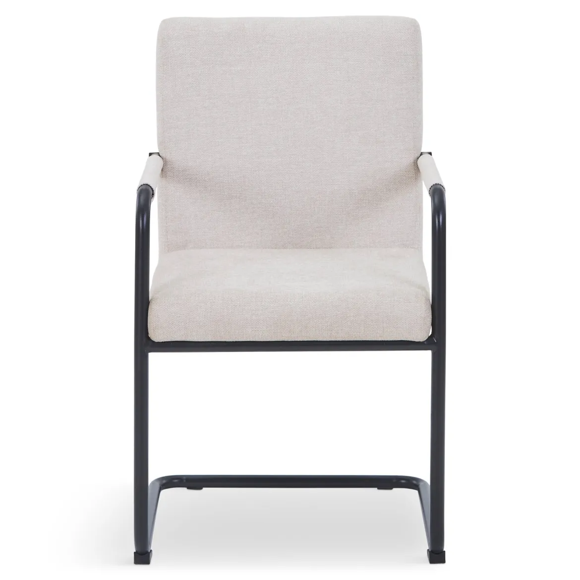 Tessa spisebordsstol i beige tekstil