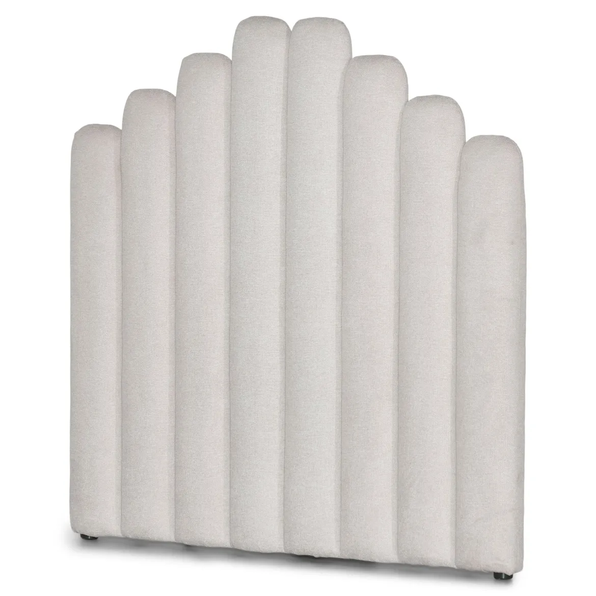 Viola sengegavl 140x143 cm i beige tekstil