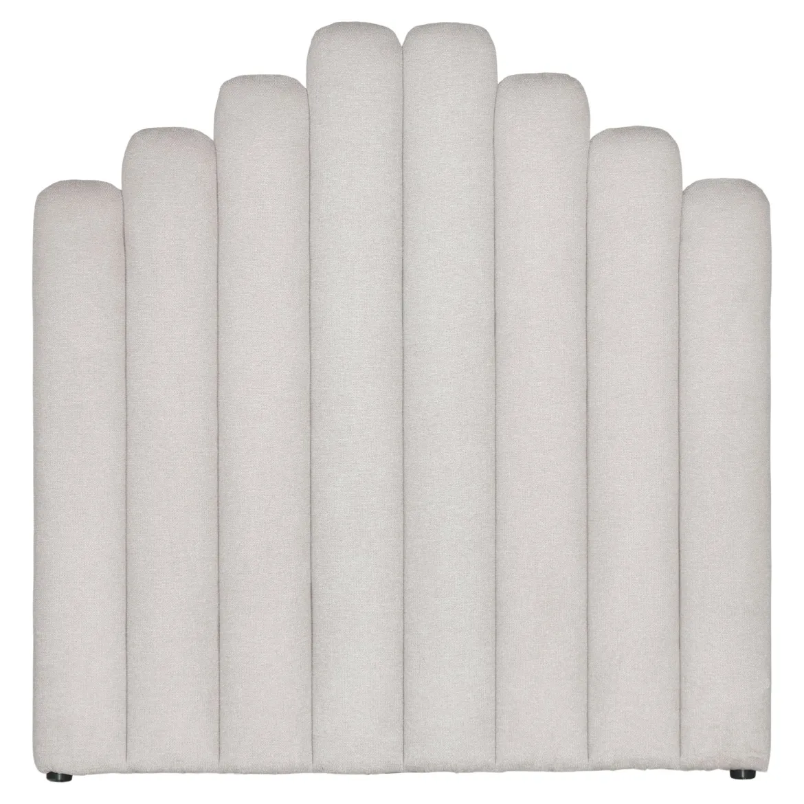 Viola sengegavl 140x143 cm i beige tekstil