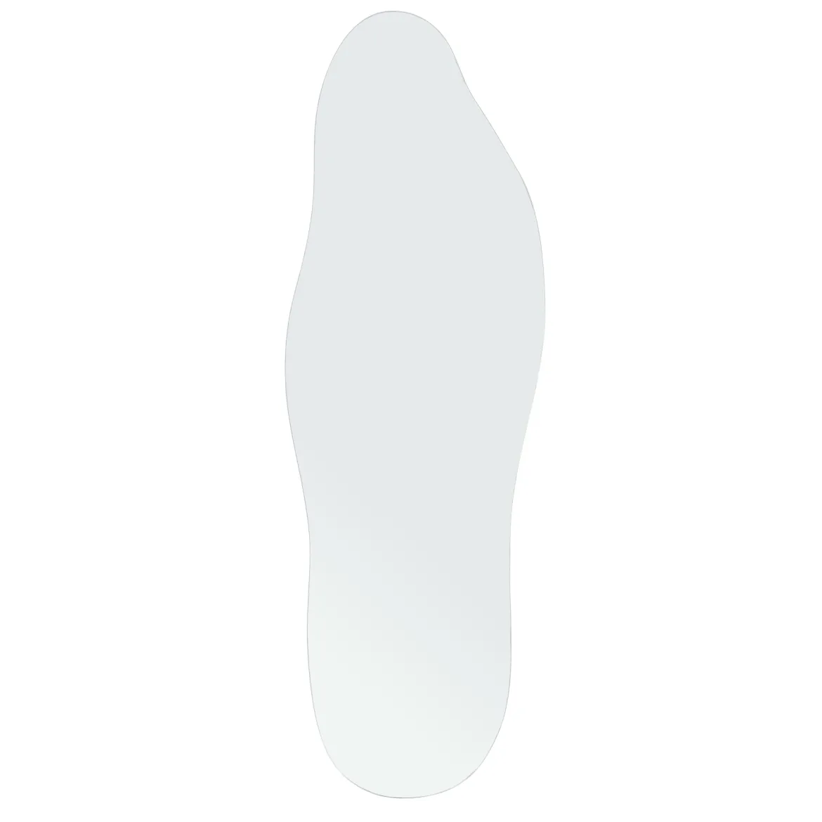 Zelina organisk spejl uden ramme i 150x50 cm